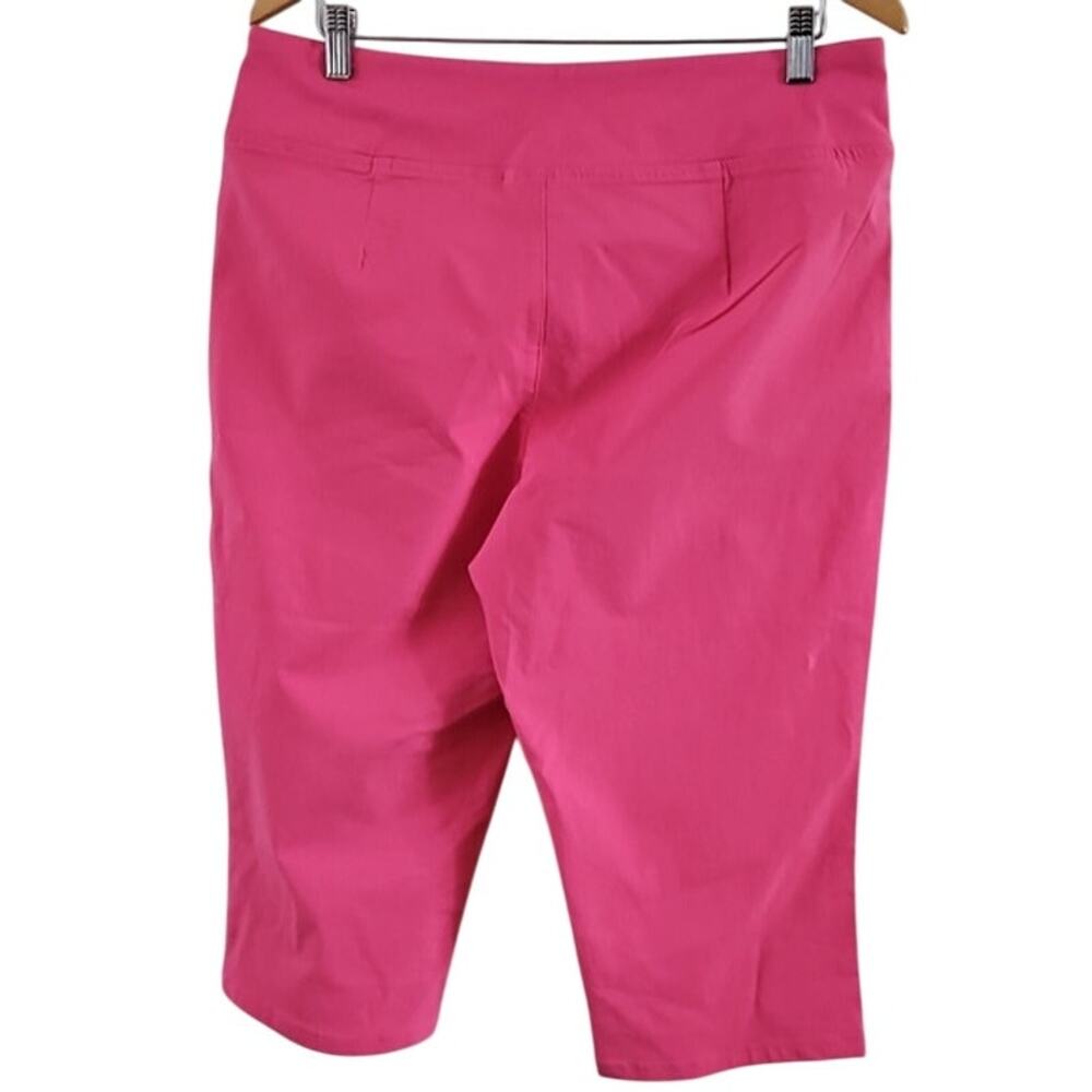 Belle by Kim Gravel Women's Capri Pants - Size 16 Hot Pink NWT - Picture 6 of 7